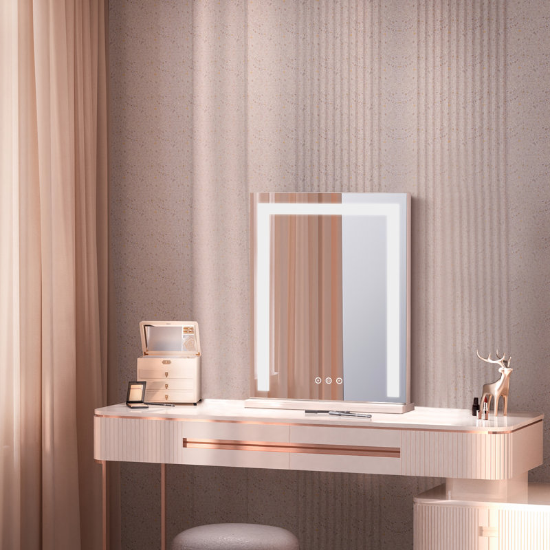 Hagberg Flat Mirror, 65cm H x 80cm W