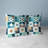 Zellige Dreamscapes Floral and Geometric Reversible Throw Pillow-101211720-101211728