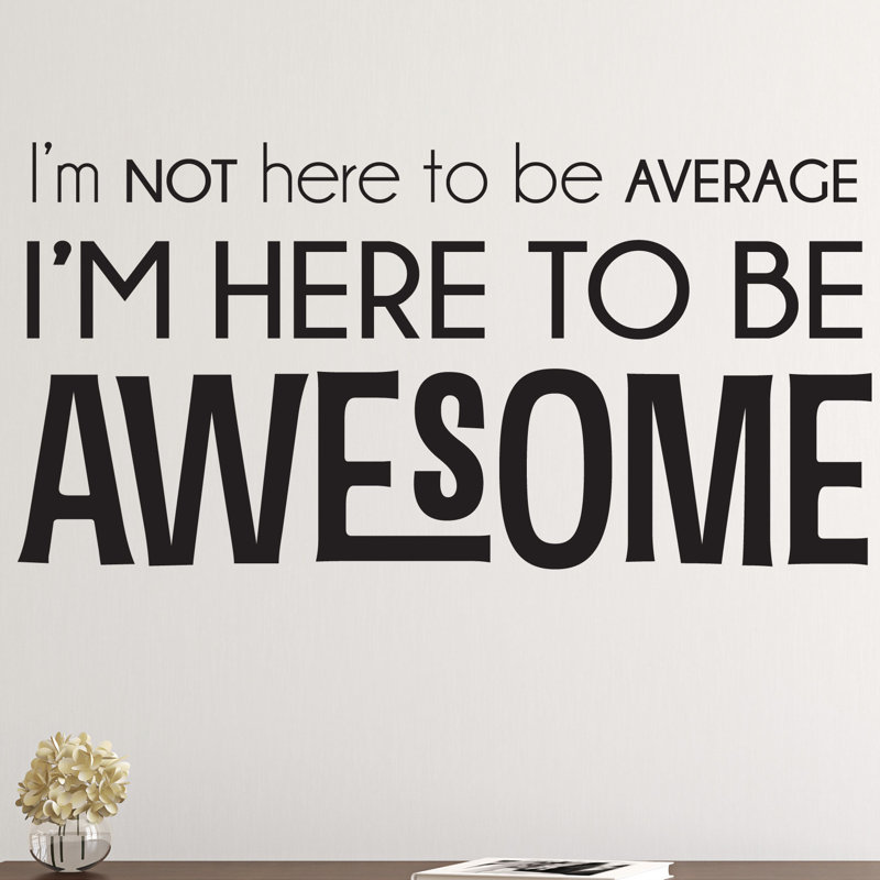 Text & Numbers Non-Wall Damaging Wall Decal
