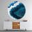 Blue Brazilian Geode - Modern Wall Clock-1900512492