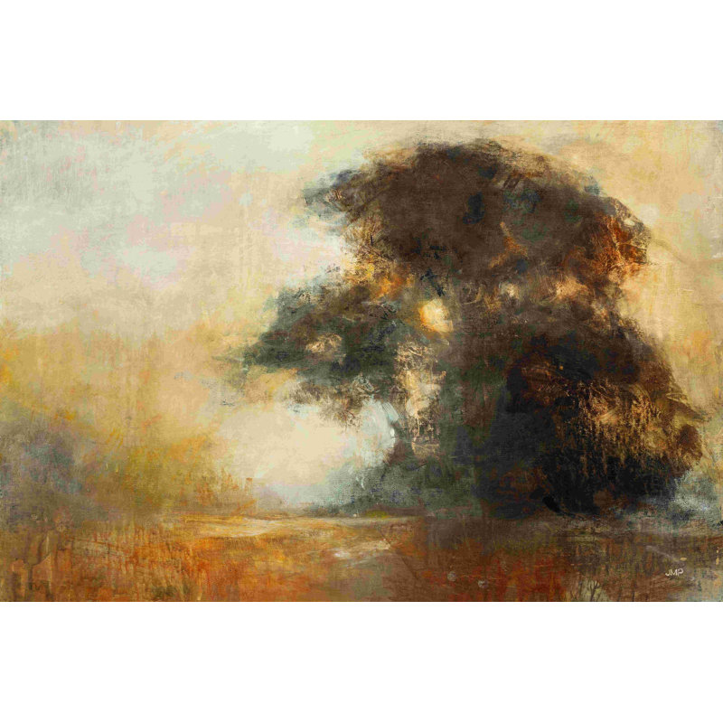 «First Light I» par Julia Purinton, peinture, H 24 po x l 36 po, Toile encadrée érable sans passe-partout