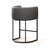 Upholstered Counter Stool with Metal Frame-570982390