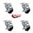 Rubber Caster with Brake Service