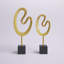 Ensemble de 2 sculptures en métal Andere-60947010