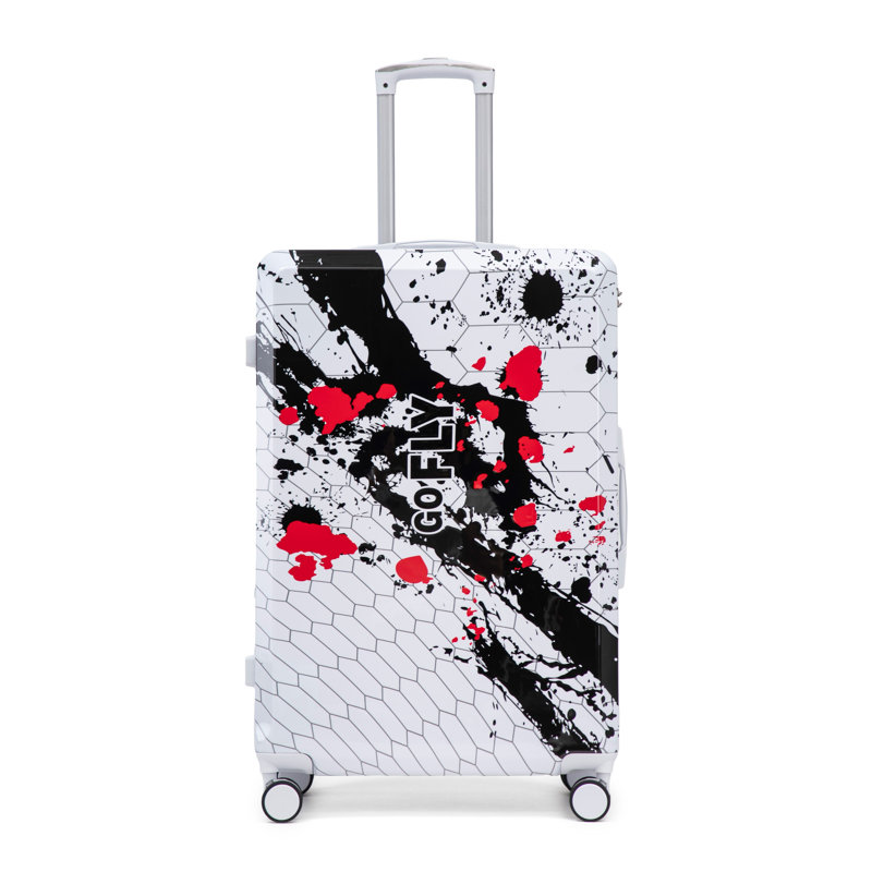Valise rigide en polycarbonate de 28 pouces - Noir