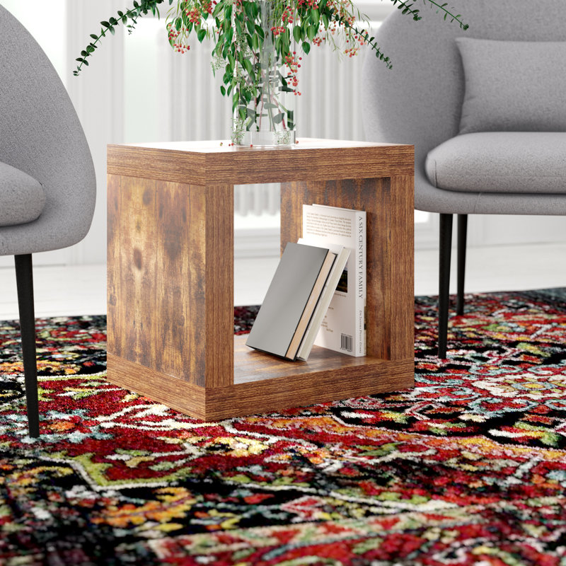 Alguno Floor Shelf End Table
