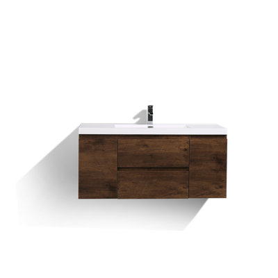 Base de meuble-lavabo simple mural 47 po 47 po