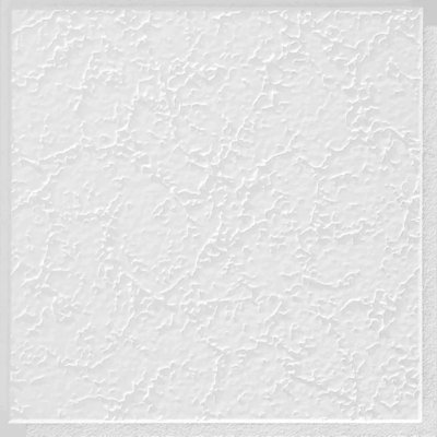 Grenoble 1 ft. x 1 ft. Drop-In Mineral Fiber Ceiling Tile in White