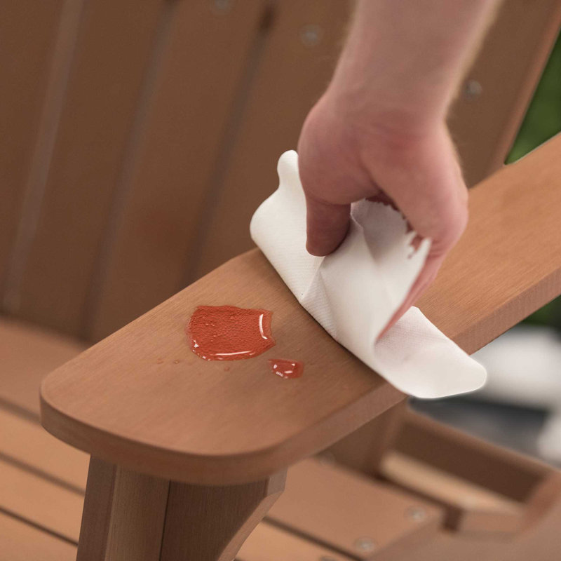 Chaise Adirondack en résine / plastique, Bois simulé