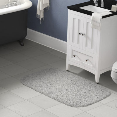Frechette Nylon Bath Rug with Non-Slip Backing