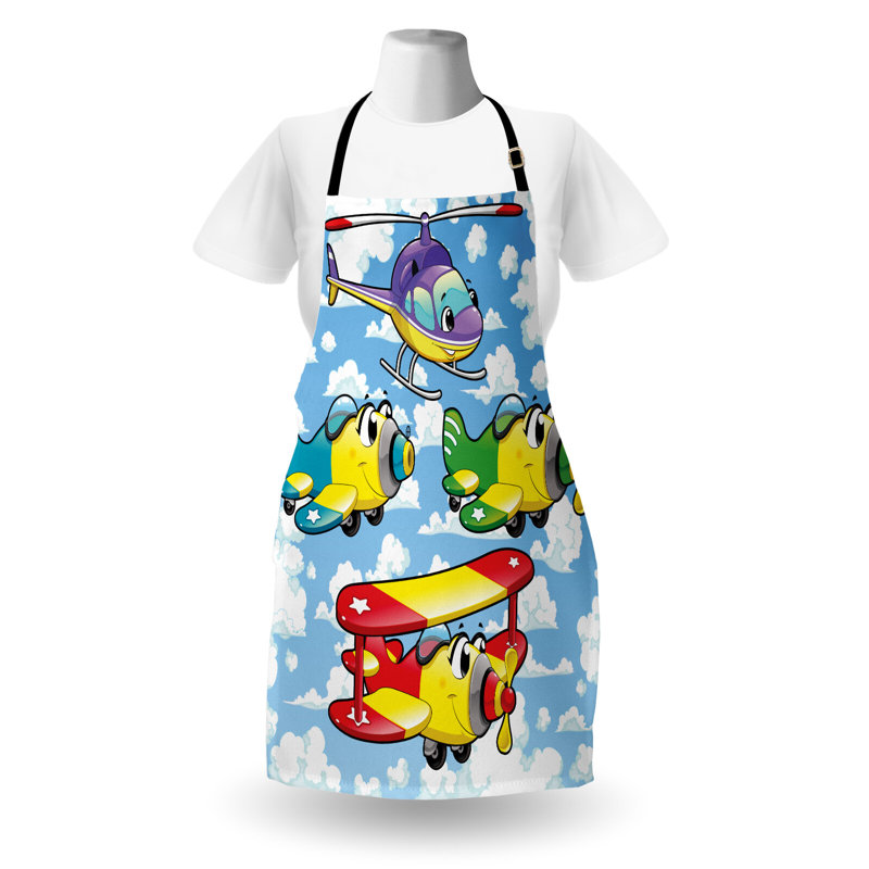 No Pattern Bib Apron