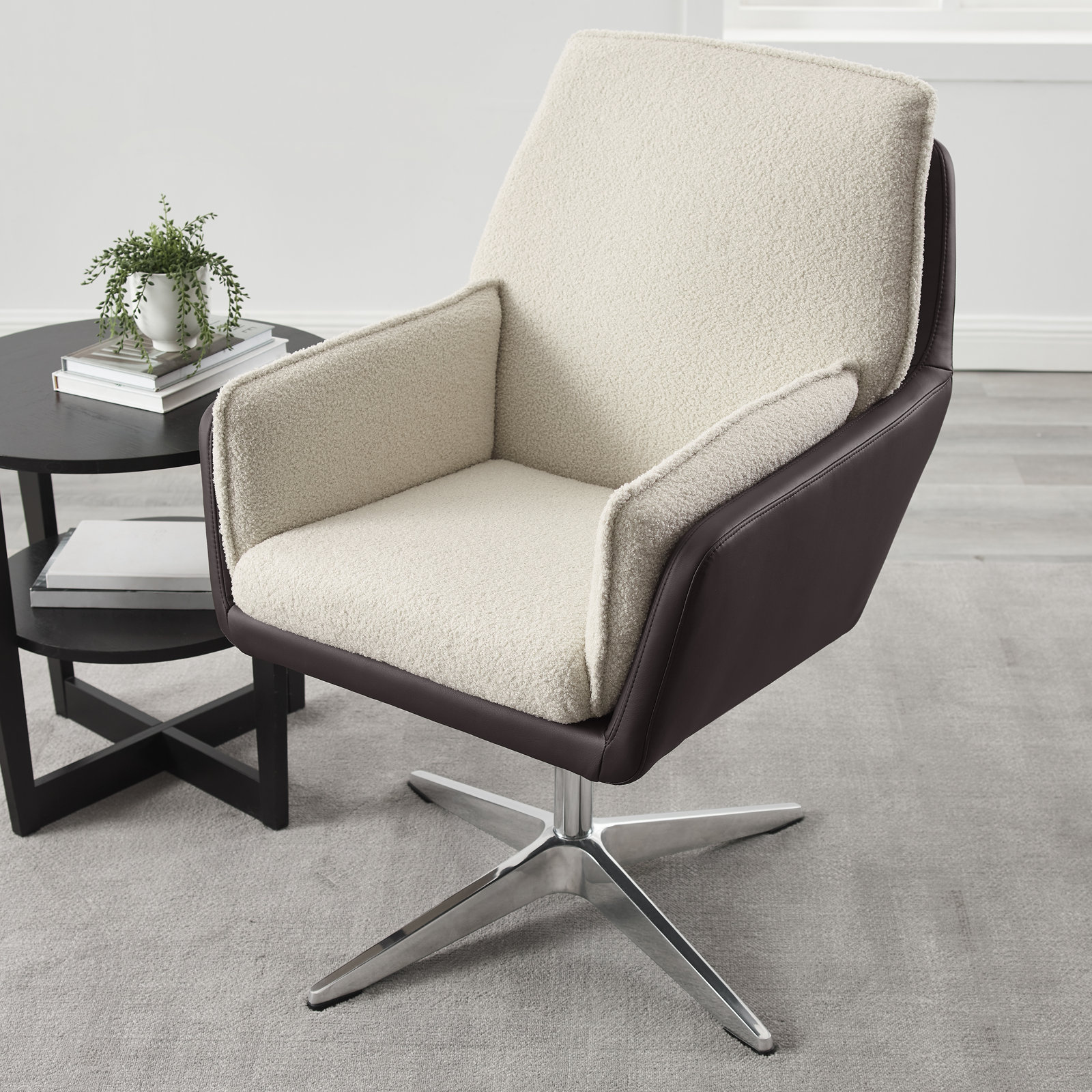 Deadra Office Chair, Brown
