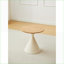 TABLE RONDE BLANC + BOIS