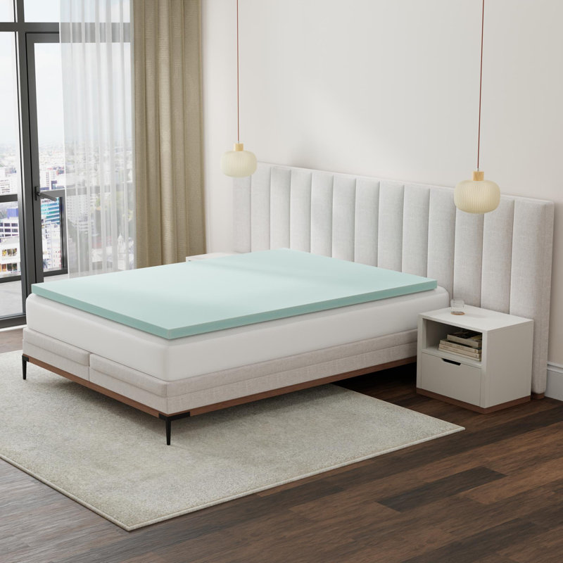 Surmatelas en mousse viscoélastique 3 pouces, Très grand simple