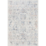 Everlee SpinClean Faded Persian Machine Washable Area Rug