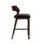 Tabouret de comptoir en chenille Evalyn-532100139