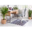 Aberdeen Blue Straight Rectangular Chair Mat-49326007