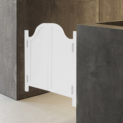 Porte de séparation en bois pour café et entrée