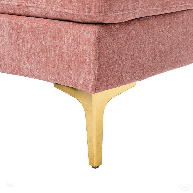 Canapé modulaire de salon / canapé d'appoint, Polyester rose