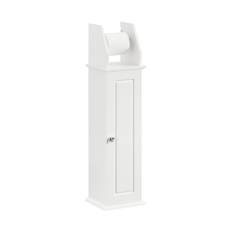 Rickman Freestanding Tall Bathroom Cabinet, White
