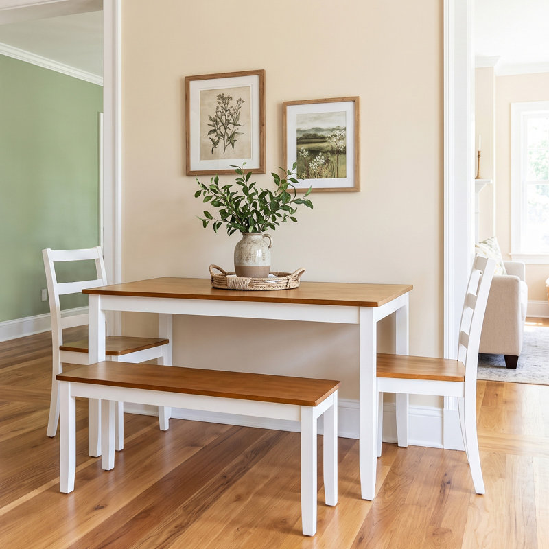 Solid Wood Top Dining Set