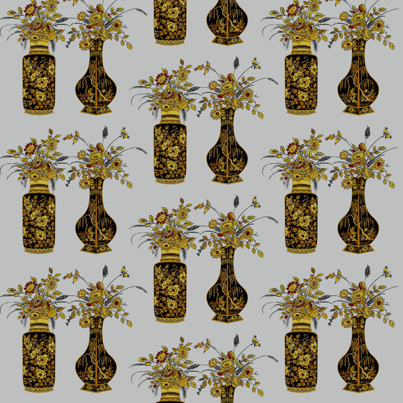 Lorenzo Castillo IV Casilda Performance 100% Polyester Fabric, Plata