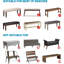 Elbertina Polyester Box Cushion Dining Bench Slipcover-300252317