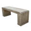 Brookline Cast Stone Garden Bench – Outdoor Patio Bench