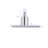 10" Square Rain Shower Head, Ultra-Thin Design 304 Stainless Steel Ceiling Shower Head, Wall/Ceiling Mounted, Chrome