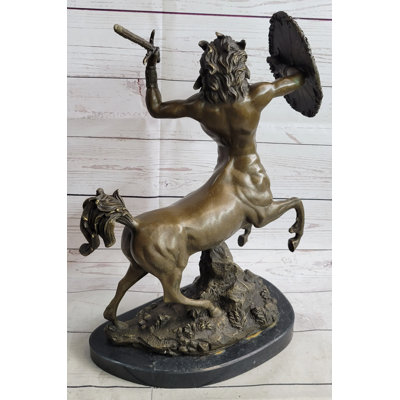 Bunche Bronze Centaur Sculpture Statue By Giovanni Bologna Greek Mythology Decor Nude