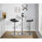 Bistro Contemporary Adjustable Round Bar Table