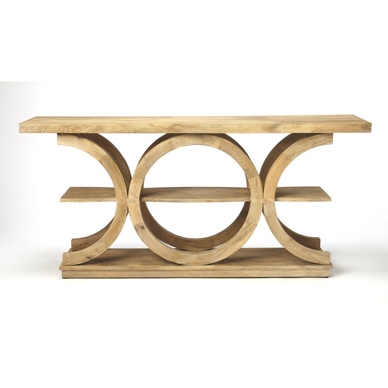 Stowe Rustic Console Table, Natural