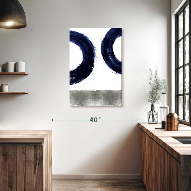 Bleu gravité Avery II, H 36 po x l 24 po