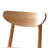 All solid wood dining chair simple home