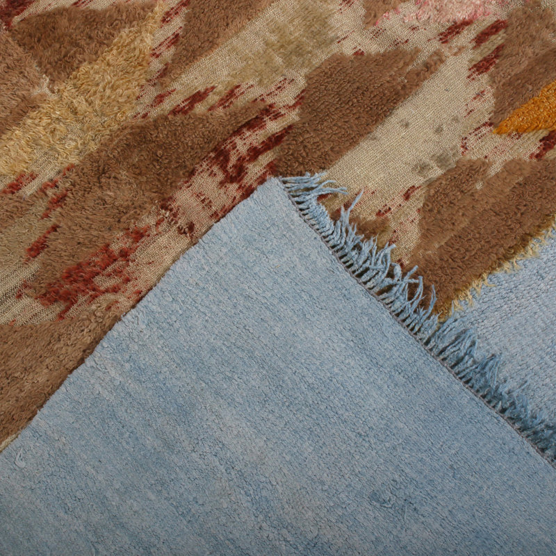 One-of-a-Kind 4'2" X 9'4" Hand Knotted Area Rug