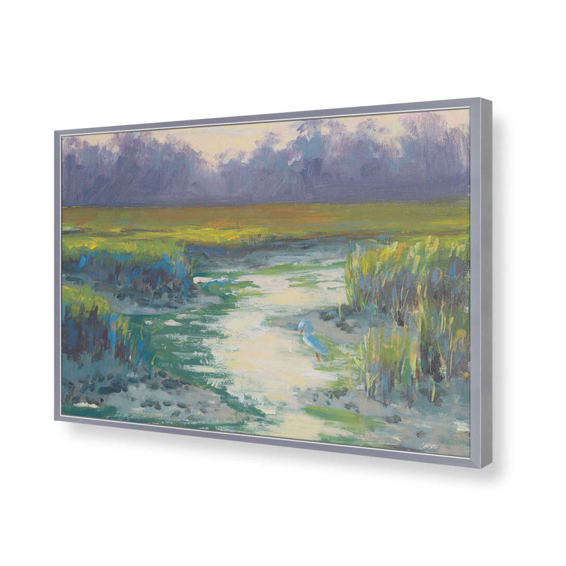 Reproduction d'art matinale, Argent, H 24 po x l 32 po
