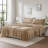 4 PCS Micro Plush Sheet Set Taupe-130424205