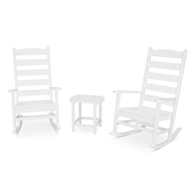 Ensemble de chaises berçantes 3 pièces POLYWOOD