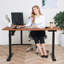 Bureau debout à hauteur réglable en L-56035587
