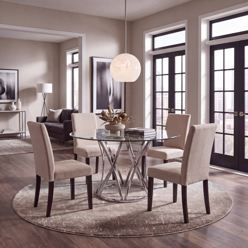 Madison 601 Performance Ombre Rug, 6'-7" X 6'-7" Round