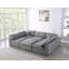 Modulaire réversible avec repose-pieds de 119 po de largeur Burrows-439726806
