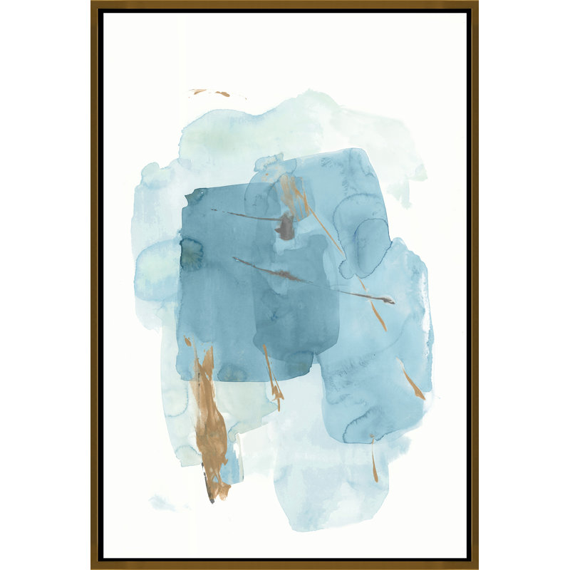 Aquarela Azul III Painting by Eve Fairwell, Image Brush Gel
