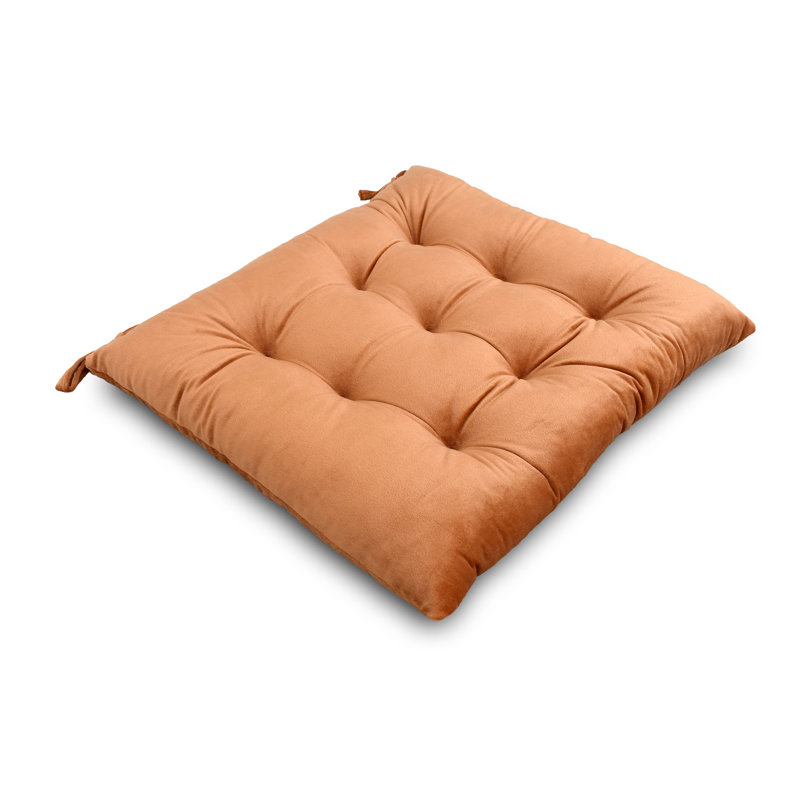Outdoor 3'' Dining Chair Seat Cushion, Rust