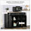 Vitrine à 4 niveaux en verre avec portes rabattables pour objets de collection et décoratifs, solution de rangement durable et élégante-98596024