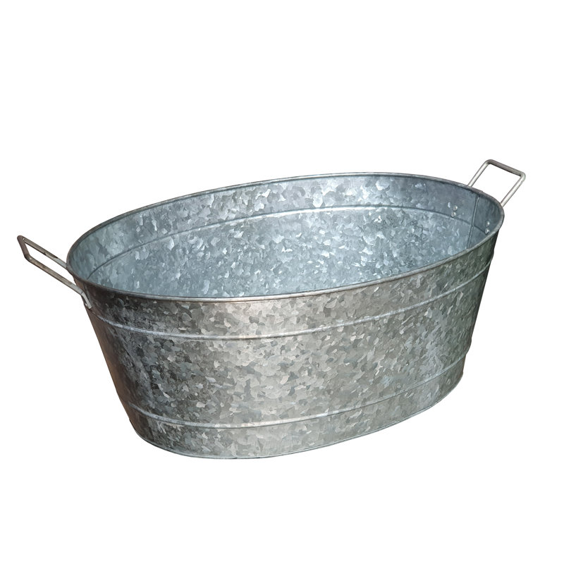 Baignoire en acier galvanisé Kaitlyn-Louise, H 9 po x l 15 po x P 21 po