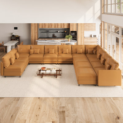 Zendajas Upholstered U-Shaped Sectional