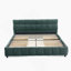 Grand lit tapissier, cadre de lit rembourré confortable, tissu chenille, avec tête de lit et cadre de lit solide. Avec tiroir pour le rangement - Vert (88,5 po x 68,5 po x 31 po)-2037101729-2037101728