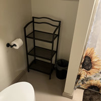 Tarbes 17 W x 35 H x 10.5 D Free-Standing Bathroom Shelves Winston Porter