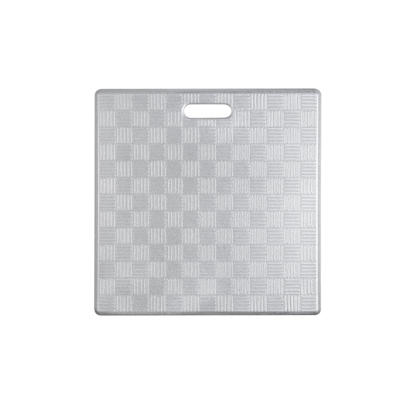 Tapis de cuisine carré, Argent, 1