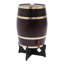 Baril de vin en bois de pin de 20 L / 5,28 gallons avec base et robinet, baril de vin de table rétro pour bar à domicile et réception-132063261